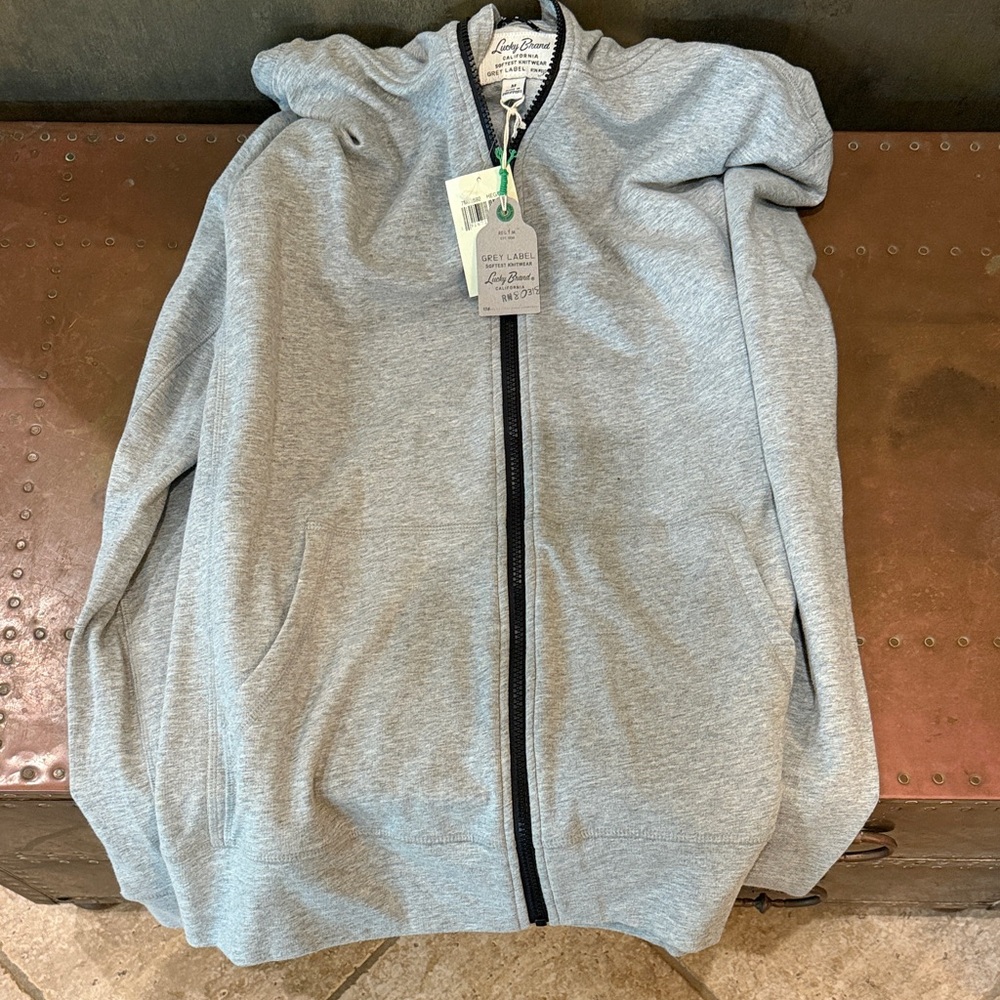 2 Brand New Lucky 3rd Quarter sleeved Shirt and Grey Label Hooded Jacket - Picture 10 of 10